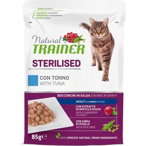 Natural Trainer Adult Sterilised  - 24 x 85 g Thunfisch