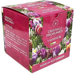 Geurgranulaat voor stofzuiger, ruimtekristallen, doos met 6 zakken à 50 g (Rotterdam-bloemen)