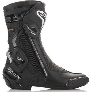 ALPINESTARS SMX PLUS V2 GORETEX BLACK SILVER MOTORCYCLE BOOTS-43 - Maat - Laars