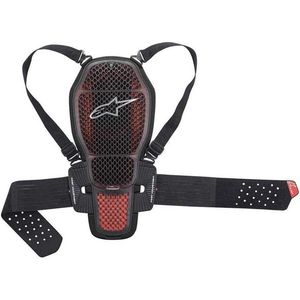 Alpinestars Nucleon KR-R Cell, rugbeschermer, grijs/rood/zwart, L