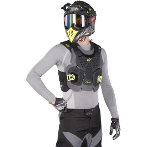 Alpinestars A-4 Max Chest Protector Black Anthracite Yellow Fluo Chest Protector XL-XXL