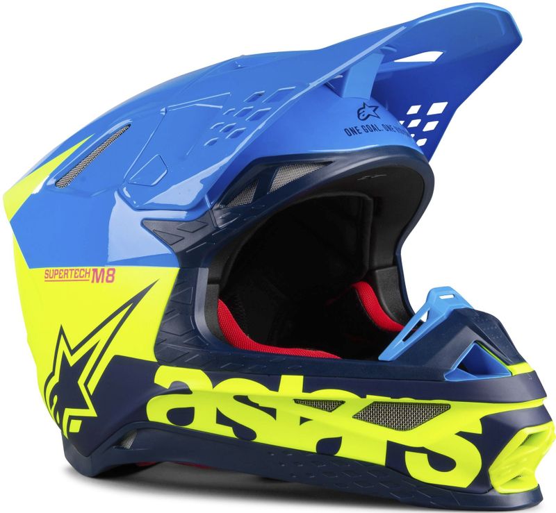 Crosshelm Alpinestars Supertech S-M8 Mips® Radium Neon