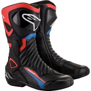 Alpinestars Honda SMX 6 V2, Laarzen, zwart/rood/blauw, 41 EU