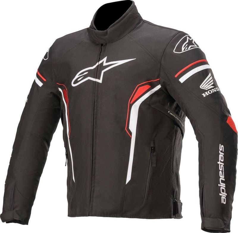 Alpinestars - Honda T-SP-1 - Waterproof Jas - Zwart Wit Rood