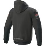 Alpinestars Sektor V2 Tech Black Bright Red Motorcycle Hoodie  Jas