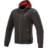 Alpinestars Sektor V2 Tech Black Bright Red Motorcycle Hoodie  Jas