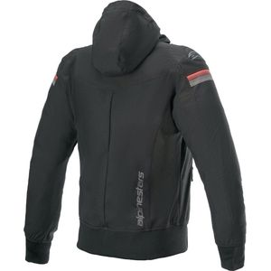Sektor v2 Tech Hoodie - Zwart - 3L Softshell - Anatomisch Profiel