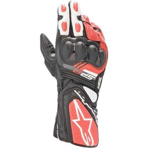 Alpinestars SP-8 V3 De Handschoenen van de motorfiets Zwart/wit/rood M