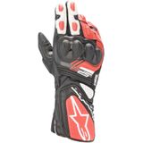Motorhandschoenen Alpinestars Sp-8 V3 Zwart-Wit-Helder Rood