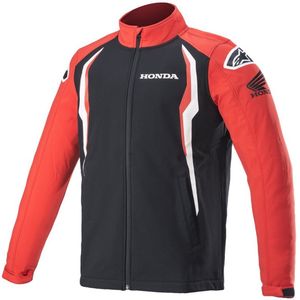 Alpinestars - Honda Softshell - Motorjas - Rood Zwart