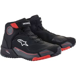 Motorlaarzen Dames Alpinestars CR-X Drystar Zwart-Rood-Grijs