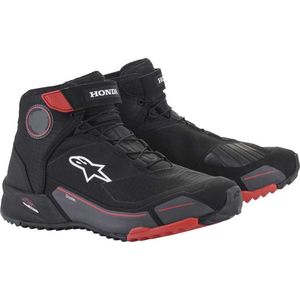 Alpinestars Honda Cr-X Drystar Riding Shoes Black Red Gray Laars