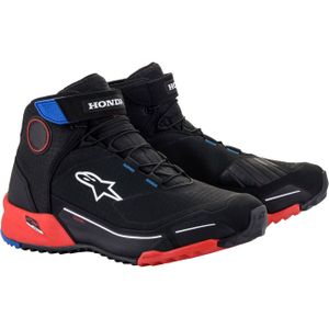 Alpinestars CR-X Honda, schoenen Drystar, zwart/rood/blauw, 10 US