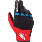 Alpinestars Copper Honda, handschoenen, zwart/rood/blauw, XL