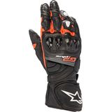 Alpinestars GP Plus R V2, handschoenen, Zwart/Neon-Rood/Grijs/Wit, L
