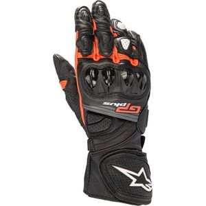 Alpinestars GP Plus V2 Gloves Black Red Fluo L - Maat L - Handschoen