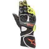 Motorhandschoenen Alpinestars GP Plus R V2 Metaal Grijs-Zwart-Geel-Rood Fluo