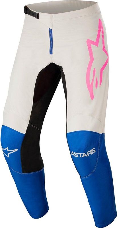 Alpinestars - Fluid Tripple - Motorbroek - Blauw Off White Pink Fluo