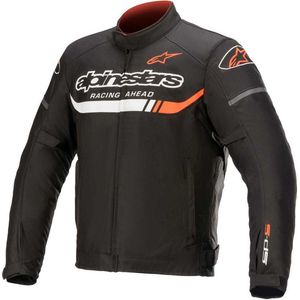Alpinestars T-SP S Ignition Waterproof Jas Zwart Wit Fluo Rood - Maat M - Jas