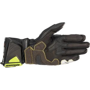 Alpinestars GP Tech V2, handschoenen, Zwart/Neon-Geel/Wit/Neon-Rood, S
