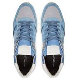 Philippe Model - Tropez Haute LOW MAN - Sneakers - Blauw - Leer
