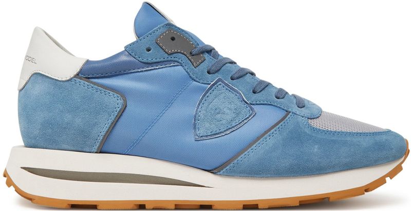 Philippe Model - Tropez Haute LOW MAN - Sneakers - Blauw - Leer