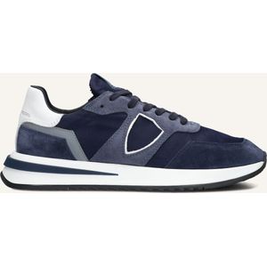Philippe Model - Tropez 2.1 Low - Sneaker - Mondial Pop Daim / Bleu