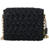 Dolce & Gabbana Dames rood leer goud ketting portemonnee SICILY tas