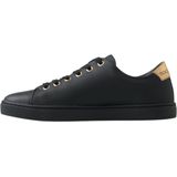 Dolce & Gabbana - Klassieke Leren Sneakers - Zwart - Dames