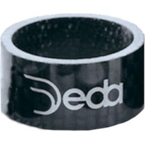 Deda Spacers 15 Mm Carbon 1 1/8 Inch Zwart 10 Stuks