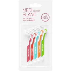 MEDIBLANC - Interdental Pick-brush Angle - Interdentale Borsteltjes - Mix Kit 5 Stuks