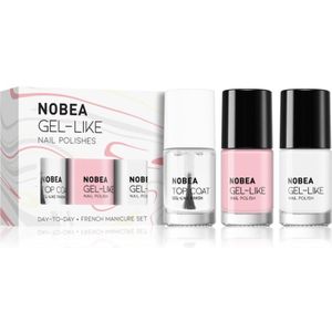 NOBEA Day-to-Day Coffee Time Set nagellak set French manicure set