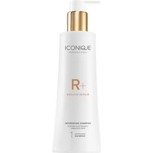 ICONIQUE Professional R+ Keratin repair Nourishing shampoo Herstellende shampoo met keratine voor Droog en Beschadigd Haar 250 ml