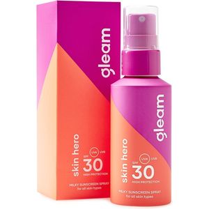 Gleam - Milky Sunscreen Spray - SPF 30 - Vegan - Waterbestendig