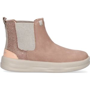HEYDUDE Aurora Youth Kids Chelsea Boots Antique Rose | Roze | Gerecycled Leer | Maat 34 | 130305006