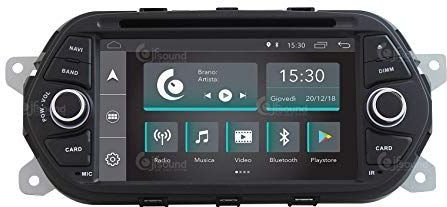 Jf Sound - Car Audio System - 7 inch - Android - DAB - GPS - Bluetooth - WiFi - Full HD Touchscreen Display