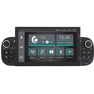 Op maat gemaakte autoradio voor Fiat Panda Android GPS Bluetooth WiFi Dab USB Full HD Touchscreen Display 7"" Easyconnect