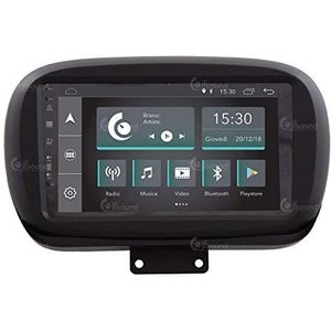 Op maat gemaakte autoradio voor Fiat 500X Android GPS Bluetooth WiFi Dab USB Full HD Touchscreen Display 9"" Easyconnect