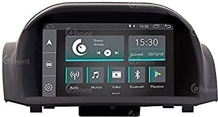 Op maat gemaakte autoradio voor Ford Fiesta 2013-16 Android GPS Bluetooth WiFi Dab USB Full HD Touchscreen Display 7"" Easyconnect