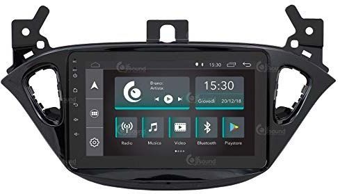 Jf Sound car audio system Op maat gemaakte autoradio Opel Corsa E Android Dab GPS Bluetooth WiFi USB Full HD Touchscreen Display 8 inch