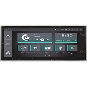Universeel autoradio 1DIN Android GPS Bluetooth WiFi Dab USB Full HD Touchscreen Display 10.1"" Easyconnect
