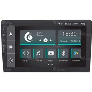 Universele auto-radio, 2 DIN, Android, GPS, Bluetooth, WLAN, USB, Dab+ touchscreen, 10 inch (35,4 cm), 4 Core Carplay Android Auto