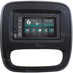 Auto-radio op meting voor Fiat Talento Android GPS, Bluetooth, WiFi, USB, Full HD, touchscreen, display, 6,2 inch, Easyconnect