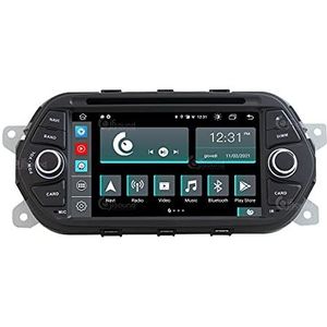 Auto-radio op meting voor Fiat Tipo Android GPS Bluetooth WiFi Dab USB Full HD touchscreen display 7 inch Easyconnect proces 8Core spraakbesturing
