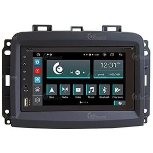 Auto-radio op meting voor Fiat, 500 l, nieuwe Android GPS Bluetooth WiFi USB Full HD touchscreen display 6,2 inch Easyconnect proces 8Core spraakbesturing