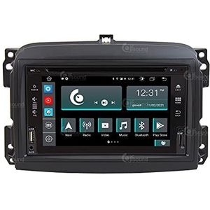 Op maat gemaakte auto-radio voor Fiat 500L Old DVD Android GPS Bluetooth WiFi Dab USB Full HD Touchscreen Display 6,2 inch Easyconnect Processour 8core spraakopdrachten