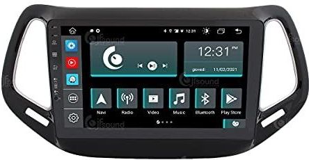 Jfsound - Auto-radio - 9 inch - Android GPS Bluetooth WiFi Full HD Touchscreen