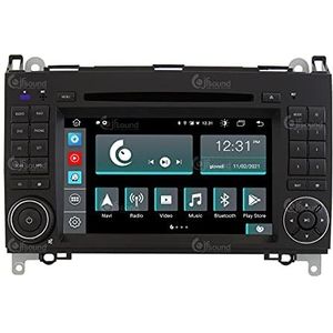 Op maat gemaakte autoradio voor Mercedes Android GPS Bluetooth WiFi Dab USB Full HD Touchscreen Display 7"" Easyconnect Processor 8core Stembediening