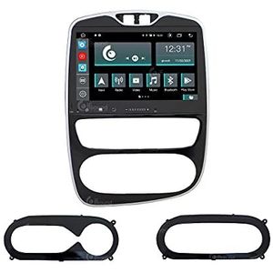 Op maat gemaakte autoradio voor Renault Clio 2018 Android GPS Bluetooth WiFi Dab USB Full HD Touchscreen Display 10"" Easyconnect Processor 8core Stembediening