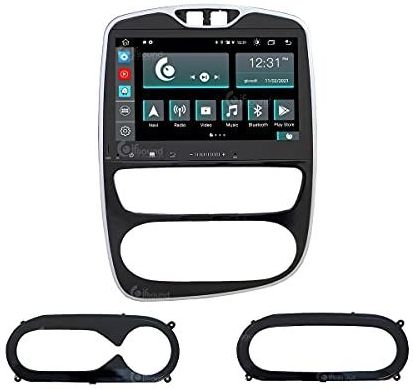 Op maat gemaakte autoradio voor Renault Clio 2018 Android GPS Bluetooth WiFi Dab USB Full HD Touchscreen Display 10"" Easyconnect Processor 8core Stembediening